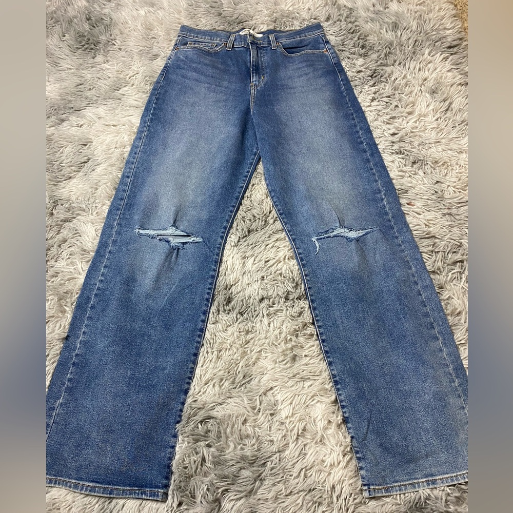 Signature by Levi Strauss Blue Straight Leg Jeans